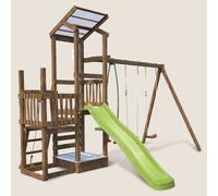 Aire de jeux 2 tours avec toboggan funny