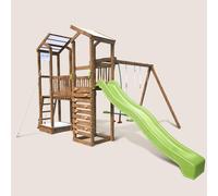 Aire de jeux 2 tours avec toboggan funny