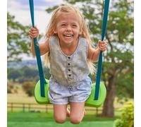 Aire de jeux avec 2 balançoires et toboggan - bois fsc® - h306 cm - kingswood