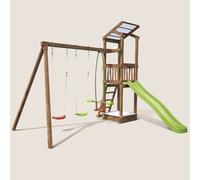 Aire de jeux avec toboggan happy swing 1