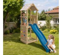 Aire De Jeux Avec Toboggan Sunny Xperience Pour Enfants Bois TU