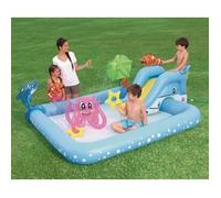 Aire de jeux - BESTWAY - Fantastic Aquarium avec Tobboggan - PVC - Bleu - Enfant