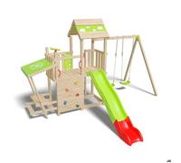 Aire de jeux bois 2,20 m ZESTY XPRESSION - 12 enfants