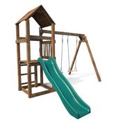 Aire de jeux bois avec toboggan noumea