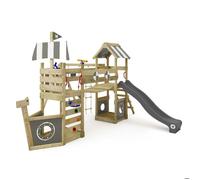 WICKEY Spielturm StormFlyer Klettergerüst, Anthrazit