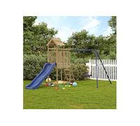 Aire de Jeux d'Extérieur Centre d'Activités Toboggan Balançoire Enfant vidaXL