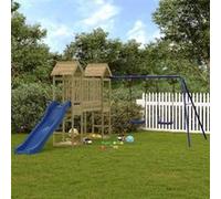 Aire de jeux d extérieur bois de pin imprégné Brun G