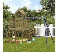 Aire de jeux d extérieur bois de pin imprégné Brun G