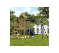 Aire de jeux d'extérieur bois de pin imprégné, ensemble de jeu, ensemble de jeu en bois, ensemble de terrain de jeu 3155842