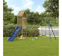 Aire de jeux d'extérieur bois de pin imprégné ensemble de jeu vidaXL