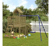 Aire de jeux d'extérieur bois de pin massif ensemble de jeu vidaXL