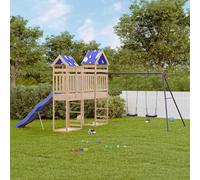 Aire de jeux d'extérieur bois de pin massif ensemble de jeu vidaXL