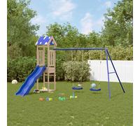 vidaXL Aire de jeux d'extérieur bois de pin massif, ensemble de jeu, ensemble de jeu en bois, ensemble de terrain de jeu 3278956