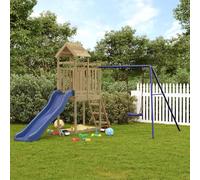 vidaXL Aire de jeux d'extérieur bois de pin imprégné, ensemble de jeu, ensemble de jeu en bois, ensemble de terrain de jeu 3155878