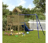 Vidaxl Aire De Jeux D'extérieur Bois De Pin Imprégné