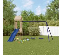 Aire de Jeux d'Extérieur Escalade Balançoire Patio Bois de Pin Imprégné vidaXL