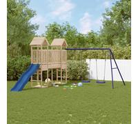 Aire de Jeux d'Extérieur Escalade Balançoire Patio Bois Massif de Douglas vidaXL