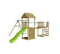 Aire de jeux double plateforme BRUYÈRE en bois FSC®