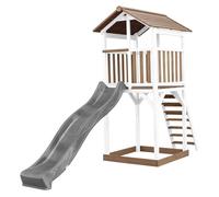 Aire de jeux en bois avec bac à sable et toboggan - Beach Tower