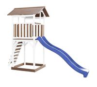 Aire de jeux en bois avec bac à sable et toboggan - Beach Tower