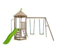 Aire de jeux en bois avec glissière et portique Castelwood NC G