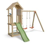 Aire de jeux en bois EASY XPLORER 2 TRIGANO - 6 enfants