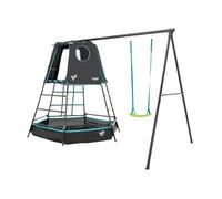 TP Toys – Aire de jeux évolutive Portique Explorer Tour – métal h201cm bleu - noir TU