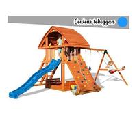 Aire De Jeux Giant Move + Beach - Toboggan Bleu - Fungoo