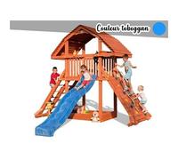 Aire De Jeux Giant - Toboggan Bleu - Fungoo