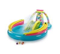Aire de jeux gonflable - Intex - Arc-en-ciel - Ovale - Extérieur - PVC - 295x191x109cm