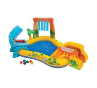 Aire de jeux gonflable - INTEX - Jurrasic - 272 Litres - 2 ans et + - 249 x 191 x 109 cm - Inclus : 6 balles colorées