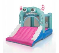 Aire de jeux gonflable KINDI toboggan panier soufflerie château de jardin pour enfants