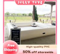 Aire de jeux gonflable pour voitures tamponneuses, terrain de jeu de rêve pour enfants, jeux sportifs en plein air, piste gonflable pour voitures tamponneuses, périmètre gonflable 5x5m