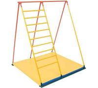 Aire de jeux indoor en métal, structure d'escalade pour enfants, espalier, mur d'escalade, structure d'escalade chambre d'enfant