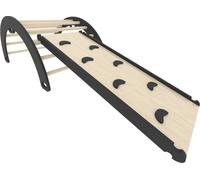 Aire de jeux intérieure | arc d'escalade bois balançoire toboggan pour enfants | jouet Montessori toboggan pour enfants