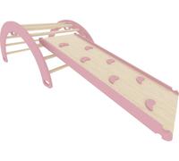 Aire de jeux intérieure | arc d'escalade bois balançoire toboggan pour enfants | jouet Montessori toboggan pour enfants