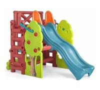 Aire de jeux La Maison des Bois - FEBER - toboggan et bac à sable en plastique anti-UV