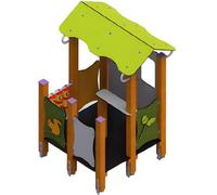 Aire de jeux Maison de jeux pour enfants Banc pour enfants Tente pour enfants Maisonnette de jeux