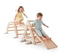 Aire de jeux montessori 3-en-1 hypermotion avec triangle et toboggan