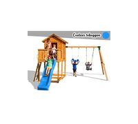 Aire De Jeux My House Move - Toboggan Bleu - Fungoo