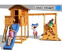 Aire De Jeux My House Spider - Toboggan Bleu - Fungoo