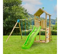 Aire de jeux plateforme toboggan