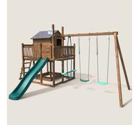 Aire de jeux pour enfant maisonnette ave