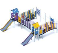 Aire de jeux pour enfants Aire de jeux en plein air Parc de jeux Toboggan Aire de jeux Excellence
