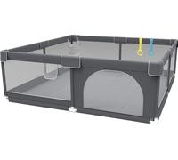Aire de jeux pour enfants, design de tissu polyvalent, plusieurs options de taille, gris foncé150180