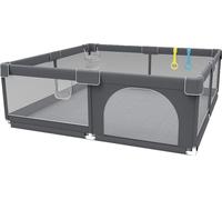 Aire de jeux pour enfants, design de tissu polyvalent, plusieurs options de taille, gris foncé180200