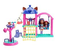 Aire de jeux pour poupées - ENCHANTIMALS - Enchantimals - Coffret L’Aire de Jeux - 2 poupées et 2 figurines - 11 pièces