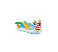 Aire de Jeux Sea Paradise - INTEX - Ovale - PVC - Fontaine-palmier - Toboggan - 182 litres