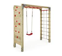 Aire de jeux & station fitness WICKEY FIT Gym 442 - échelle suspendue & balançoire - garantie 5 ans*