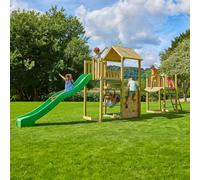 Aire de jeux triple plateforme